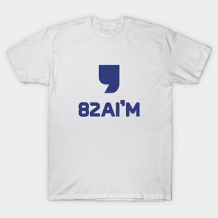 82AI'M Signature 01 Blue T-Shirt